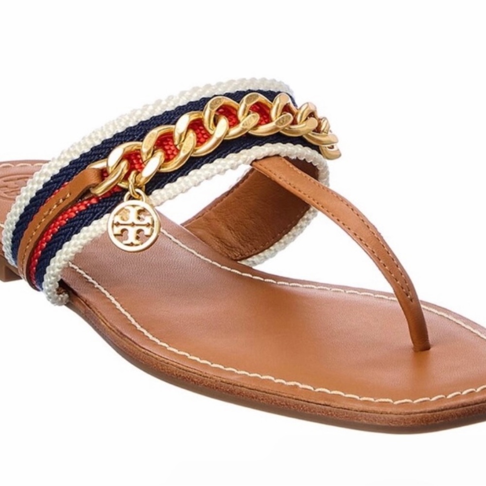 Tory burch benton chain sandal